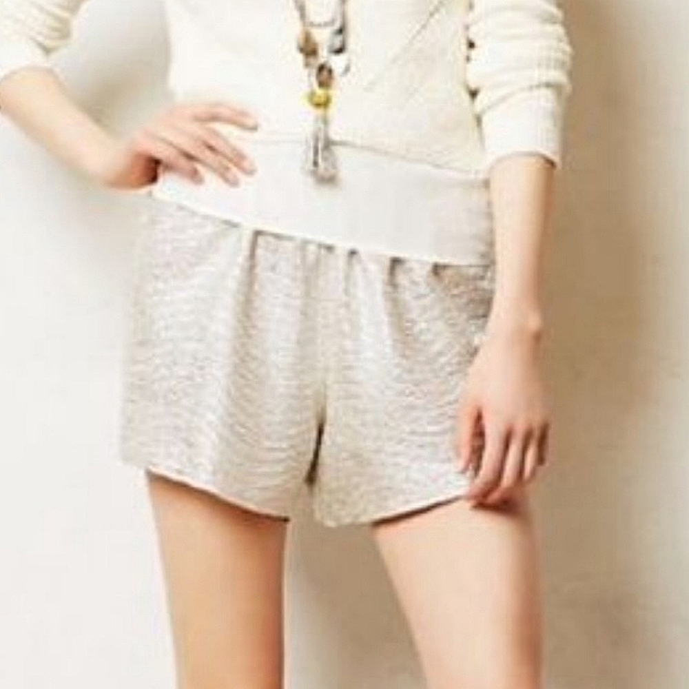 Heartloom Metallic Silver Shorts